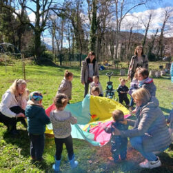 Ouverture du verger aux enfants et leurs parents