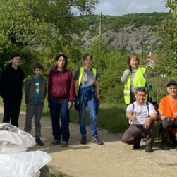 Ramassage de déchets à Varces